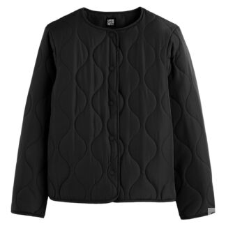 Куртка стеганая легкая на кнопках  50 (FR) - 56 (RUS) черный