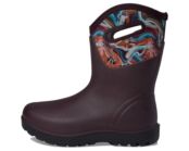 Ботинки Neo - Classic Mid Glossy Abstract Bogs, бургундия мульти 9821521 | Burgundy Multi фото 5