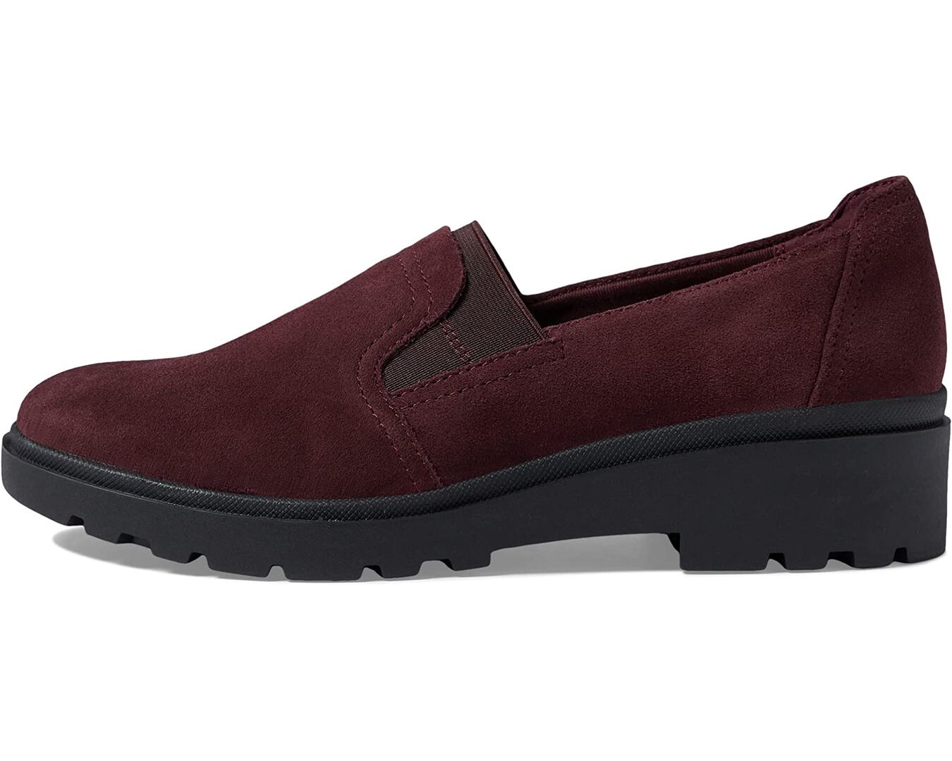 Лоферы Calla Rae Clarks, замша 9778136 | Burgundy Suede фото 1