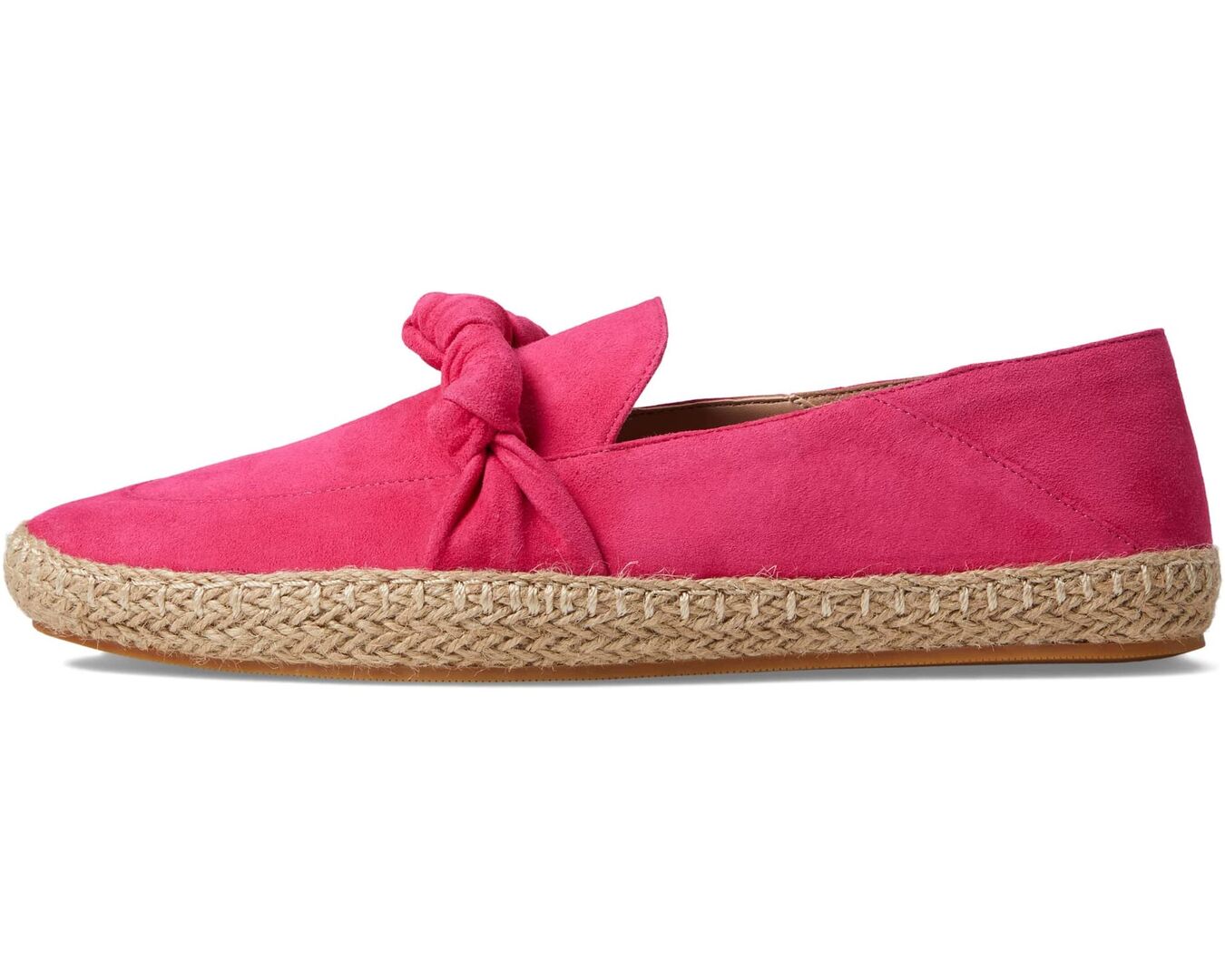 Лоферы Cloudfeel Knotted Espadrille Cole Haan, розовый 9811246 | Pink Peacock Suede/Natural Jute фото 1