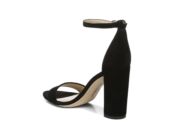 Туфли на каблуках Yaro Ankle Strap Sandal Heel Sam Edelman, черный 8828722 | Black Suede фото 4