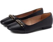 Туфли на плоской подошве Zoie Chain Ballet Rockport, кожа 9789628 | Black Leather фото 2