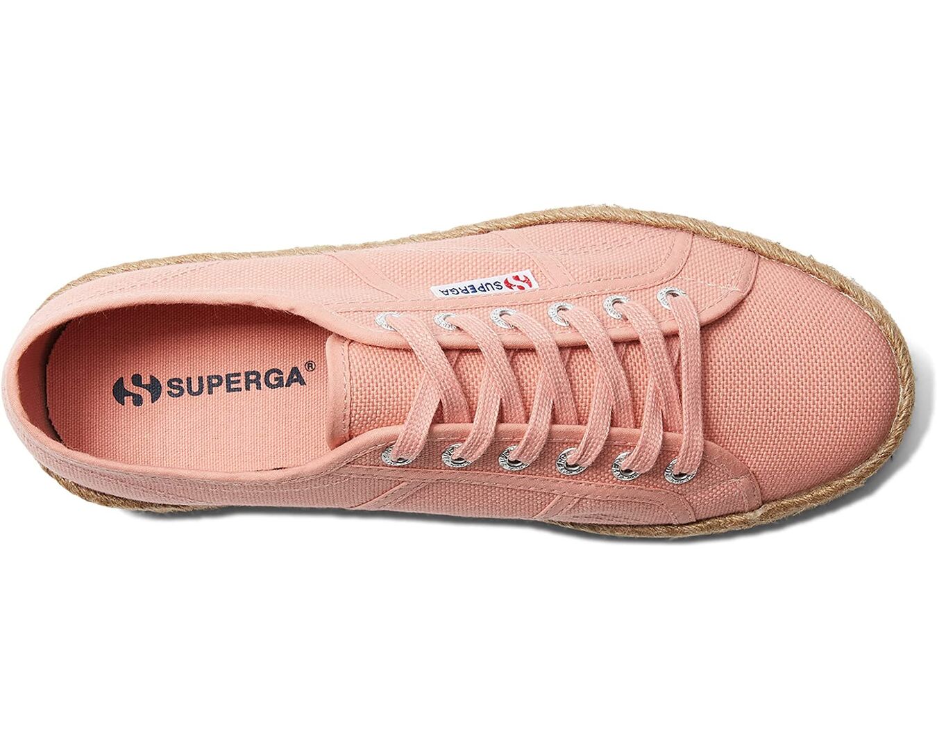 Кроссовки 2790 Rope Superga, пыльно-розовый 9505735 | Dusty Pink фото 1