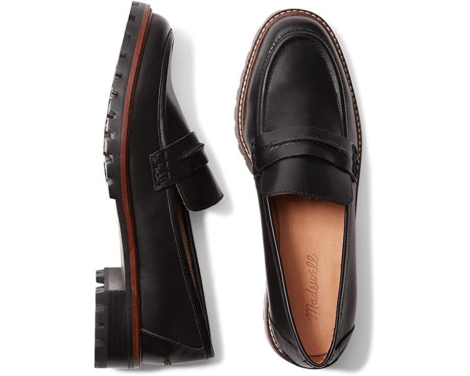 Лоферы The Corinne Lugsole Loafer Madewell, черный 9602544 | True Black 1 фото 1