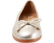 Туфли на плоской подошве Dellis Trotters, кожа 9592792 | Champagne Metallic Leather фото 4