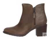 Ботинки Scene Zip Clarks, серый 9551689 | Dark Taupe Combi фото 1