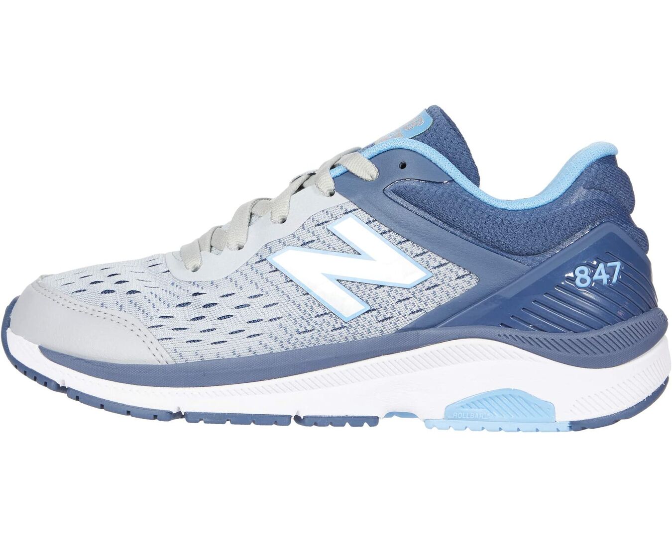 Кроссовки 847v4 New Balance, светлый алюминий 9416790 | Light Aluminum/Vintage Indigo фото 1