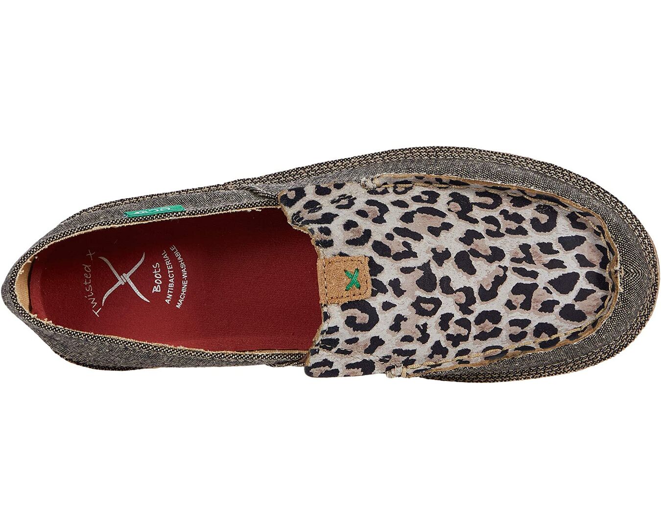 Лоферы WCL0001 Twisted X, пыль 9543344 | Dust/Leopard фото 1