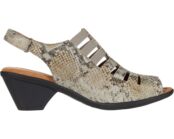 Туфли на каблуках Faye Comfortiva, серый 8654029 | Light Grey Rockafeller Snake Print фото 3