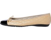 Туфли на плоской подошве PassportR Flat French Sole, черный 7549592 | Black Patent/Beige Leather фото 5