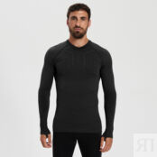 Футболка с длинным рукавом Kipsta Keepdry 500, черный 8641687 | NERO фото 5