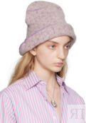 Эксклюзивная бежевая шапка SSENSE 'A Hat Named Wanda' EMILY DAWN LONG 12465711 | pink фото 2