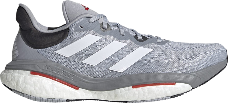 Кроссовки Adidas SolarGlide 6 'Halo Silver Scarlet', серый HP9813 | Grey фото 1