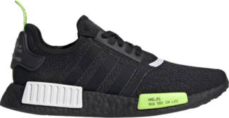 Кроссовки Adidas NMD_R1 'Black Signal Green', черный