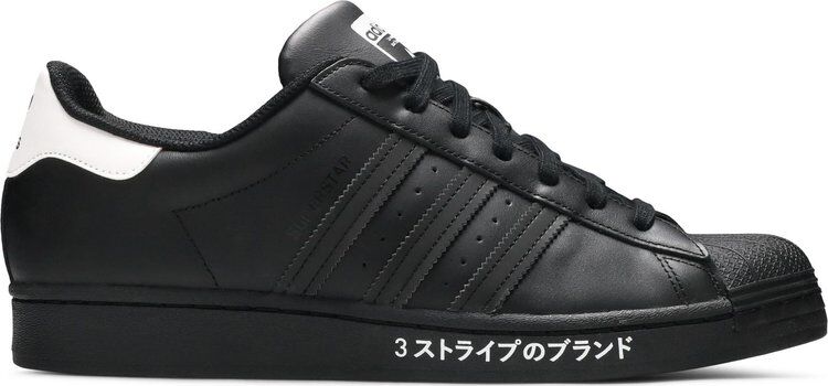 Кроссовки Adidas Superstar 'Japanese Side Print', черный FV2811 | Black фото 1