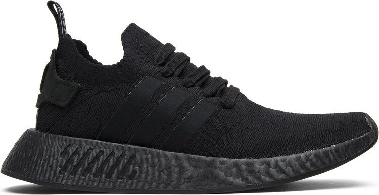 Кроссовки Adidas Wmns NMD_R2 Primeknit 'Triple Black', черный BY9525 | Black фото 1