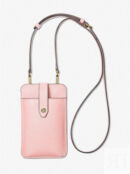 Сумка кросс-боди Michael Michael Kors Saffiano Leather Smartphone, розовый