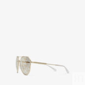 Солнцезащитные очки Michael Kors Cheyenne, серый/золотой