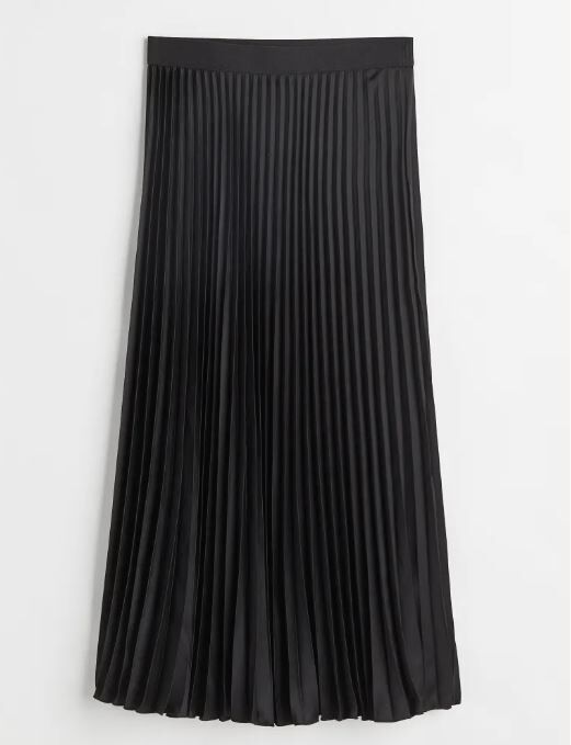 Юбка H&M Pleated, черный 0998124014 фото 1