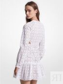 Платье Michael Kors Cotton Eyelet Cutout Mini, белый MS381M68BK | white фото 2