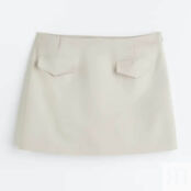 Юбка H&M Mini, светло-серый 1129453002 | Light taupe фото 1