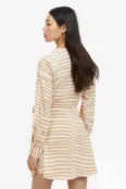 Облегающее платье H&M, светло-бежевый/зебра 1165366002 | Light beige/zebra print фото 5