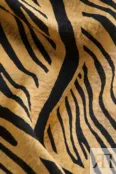 Драпированное платье с вырезом халтер H&M, бежевый/тигровый в полоску