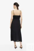 Платье с кулиской H&M, черный 1175931001 | Black фото 4