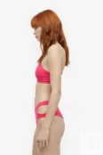 Бразильские плавки бикини H&M, вишневый