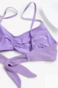 Мягкий топ бикини H&M, фиолетовый