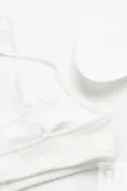 Мягкий топ бикини H&M, белый