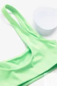 Мягкий топ бикини H&M, неоновый зеленый