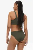 Спортивные плавки бикини H&M, темно-зеленый хаки