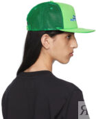 Зеленая кепка Trucker с хромированным логотипом Awake NY