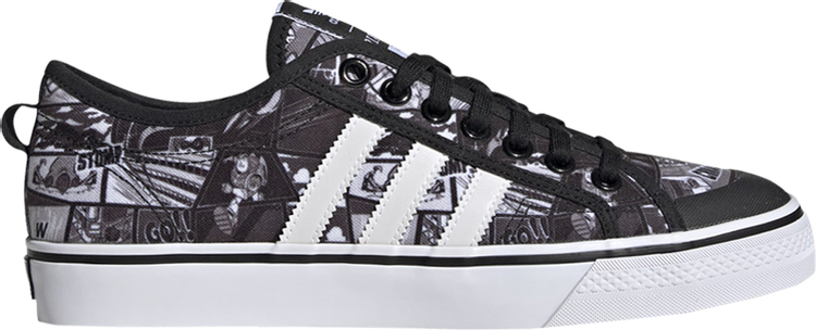 Кроссовки Adidas Disney Pixar x Nizza 'Comics - Black White', черный GX0993 | Black фото 1