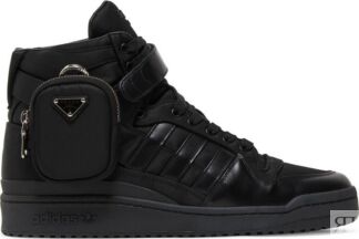 Кроссовки Adidas Prada x Forum High 'Core Black', черный