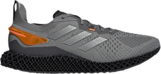 Кроссовки Adidas X90004D 'Grey Signal Orange', серый