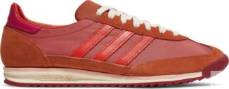 Кроссовки Adidas Wales Bonner x SL72 'Trace Pink Maroon', красный