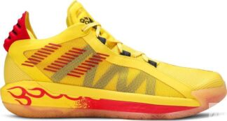 Кроссовки Adidas Dame 6 GCA 'Hot Rod', желтый