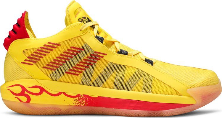 Кроссовки Adidas Dame 6 GCA 'Hot Rod', желтый FW9026 | Yellow фото 1