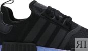 Кроссовки Adidas NMD_R1 'Metallic Blue Boost', черный FV3645 | Black фото 2