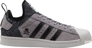 Кроссовки Adidas A Bathing Ape x Neighborhood x Superstar Boost 'Grey Black