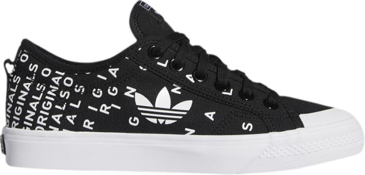 Кроссовки Adidas Wmns Nizza Trefoil 'Core Black', черный EF5076 | Black фото 1