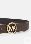 Ремень Michael Kors Logo, коричневый / черный MK151D007-O12 | brown/black/gold-coloured фото 3