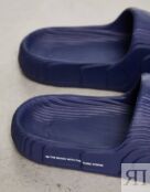 Темно-синие шлепанцы adidas Originals adilette 22 4066756593599 | Dark blue фото 4