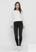 Джинсы Skinny Fit ONLY Onlblush Raw, черный деним ON321N0P6-Q11 | black denim фото 2