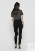 Джинсы Skinny Fit ONLY Onlblush Mid Raw, черный деним ON321N0SX-Q12 | black denim фото 3