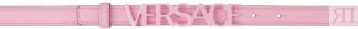 Розовый ремень с логотипом Versace