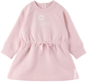 Платье Baby Pink Montage с принтом Burberry