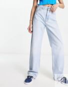 Джинсы Dr Denim Echo Straight Leg, голубой 128274408 | SUPERLIGHT BLUE JAY фото 1